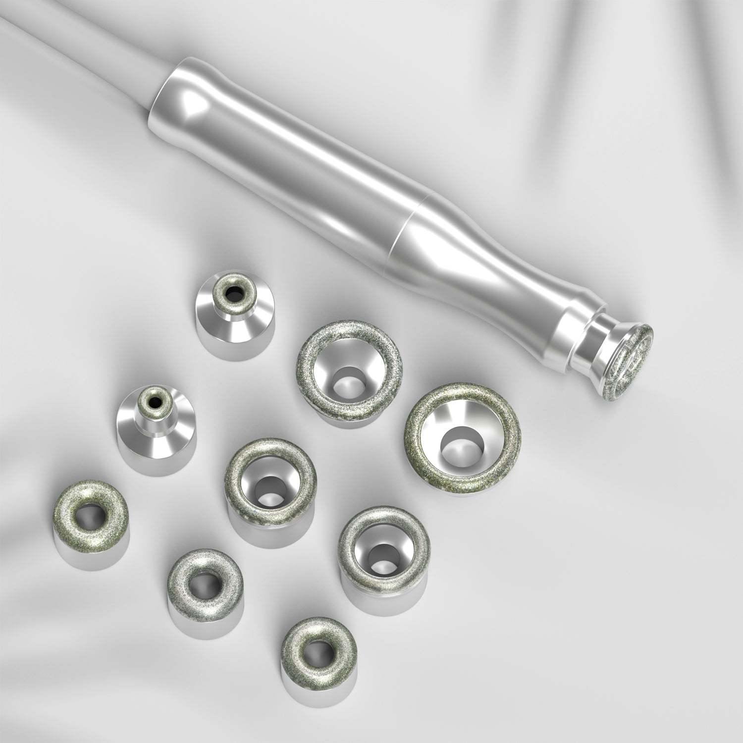 9er Set Mikrodermabrasions-Aufsätze/-Spots für die Aquafacial-Behandlung