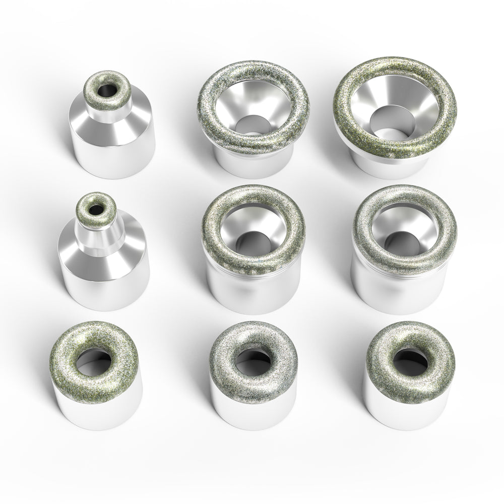 9er Set Mikrodermabrasions-Aufsätze/-Spots für die Aquafacial-Behandlung
